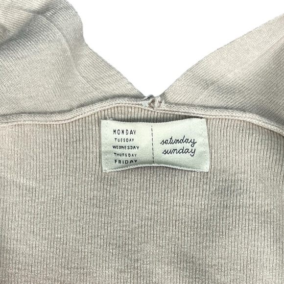 Anthropologie | Saturday Sunday | Short Sleeve Wrap Cardigan Sweater - Picture 4 of 5